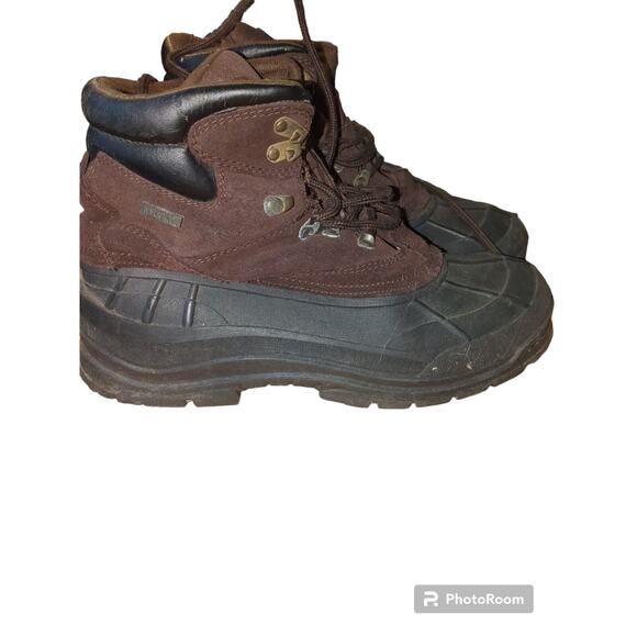 Alpine Design Leather Suede Boots Brown Shelter Thinsulate Waterproof Men US 13 main image 4